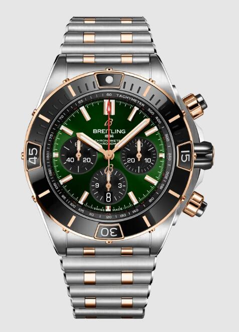 Review Breitling Super Chronomat B01 44 Replica watch UB0136251L1U1 - Click Image to Close